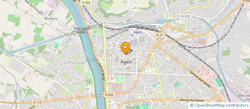 localisation de l'entreprise MONSIEUR ALESSANDRO CINARDI  CAUDECOSTE