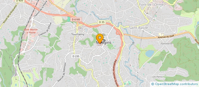 localisation de l'entreprise MONSIEUR ALESSANDRO CORALLI à MOUGINS