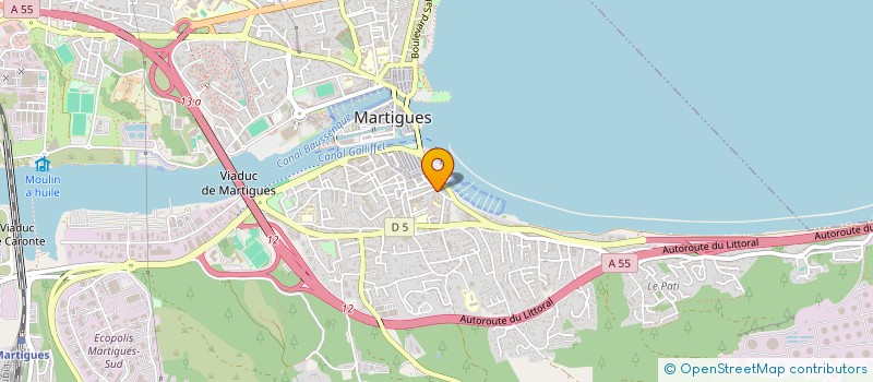 localisation de l'entreprise MONSIEUR ALESSANDRO D'ELLENA  MARTIGUES