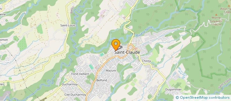 localisation de l'entreprise MONSIEUR ALESSANDRO DE SOUZA à SAINT-CLAUDE