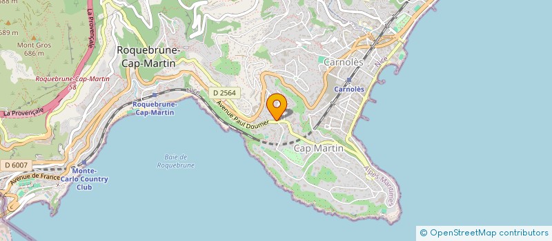 localisation de l'entreprise MONSIEUR ALESSANDRO ELLENA à ROQUEBRUNE-CAP-MARTIN