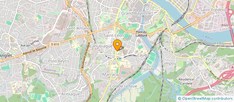 localisation de l'entreprise MONSIEUR ALESSANDRO FALCHETTI  BAYONNE