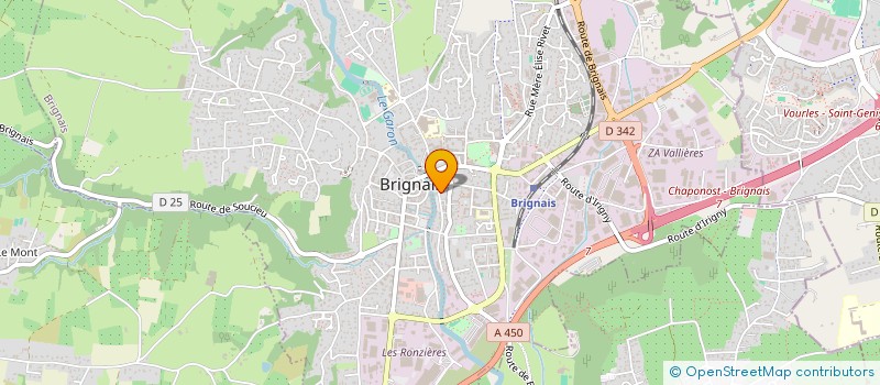 localisation de l'entreprise MONSIEUR ALESSANDRO GALLUCCI  BRIGNAIS