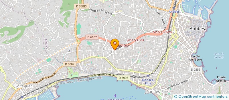 localisation de l'entreprise MONSIEUR ALESSANDRO LODIGIANI à ANTIBES