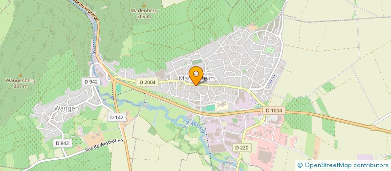 localisation de l'entreprise MONSIEUR ALESSANDRO MARTINO  SOUFFELWEYERSHEIM