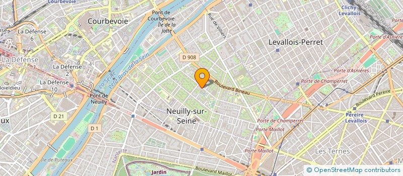 localisation de l'entreprise MONSIEUR ALESSANDRO PAGANO à NEUILLY-SUR-SEINE