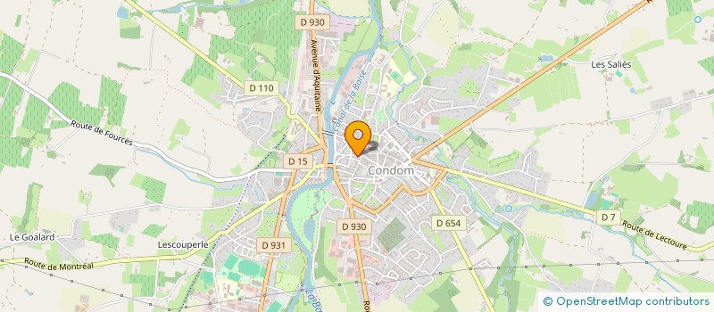 localisation de l'entreprise MONSIEUR ALESSANDRO PERROTTA  CONDOM