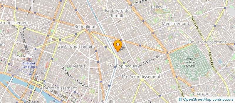 localisation de l'entreprise MONSIEUR ALESSANDRO PIGNOCCHI  PARIS