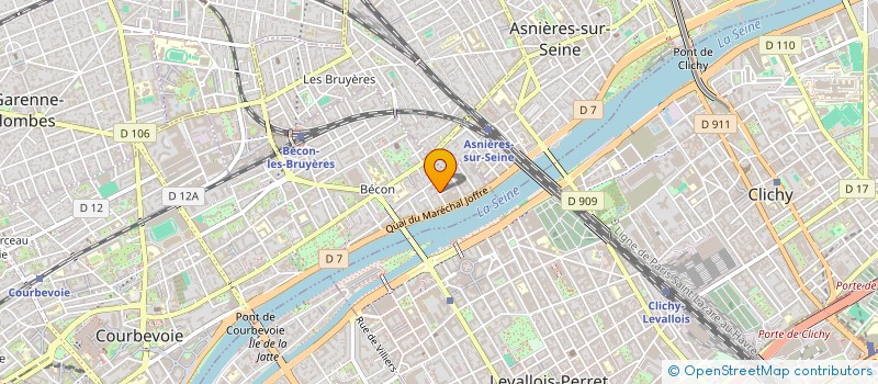 localisation de l'entreprise MONSIEUR ALESSANDRO RANCAN à COURBEVOIE
