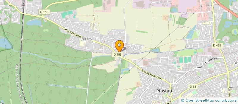 localisation de l'entreprise MONSIEUR ALESSANDRO REGILLO  RICHWILLER