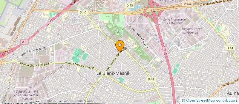 localisation de l'entreprise MONSIEUR ALESSANDRO SAIA à LE BLANC-MESNIL