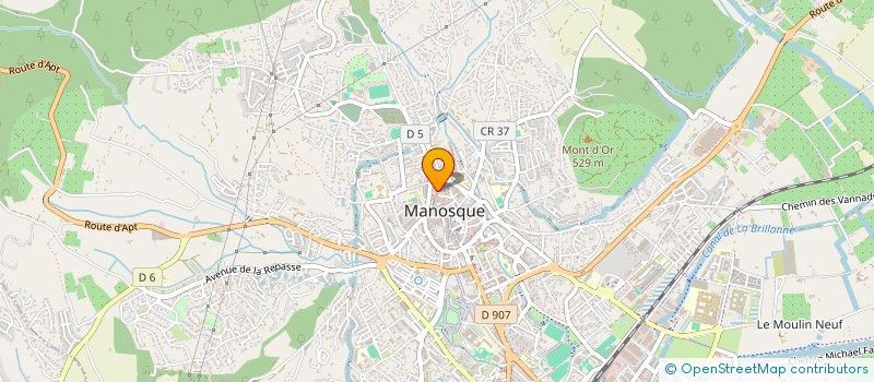 localisation de l'entreprise MONSIEUR ALESSANDRO THEVAL à MANOSQUE
