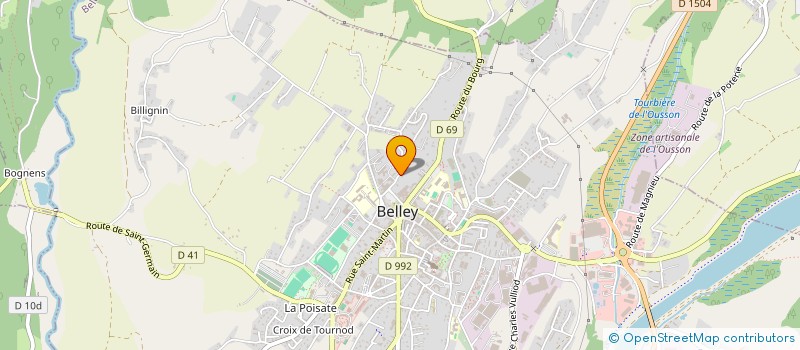 localisation de l'entreprise MONSIEUR ALESSANDRO TONIZZO à BELLEY