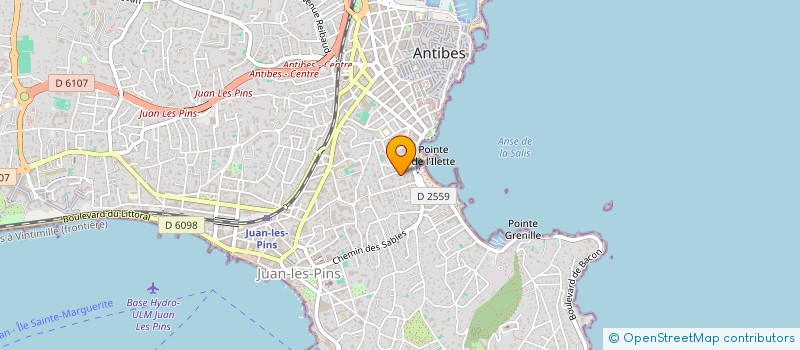 localisation de l'entreprise MONSIEUR ALESSANDRO VISCHI à ANTIBES