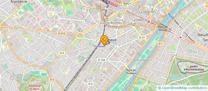 localisation de l'entreprise MONSIEUR ALESSANDRO VOLPI  PUTEAUX