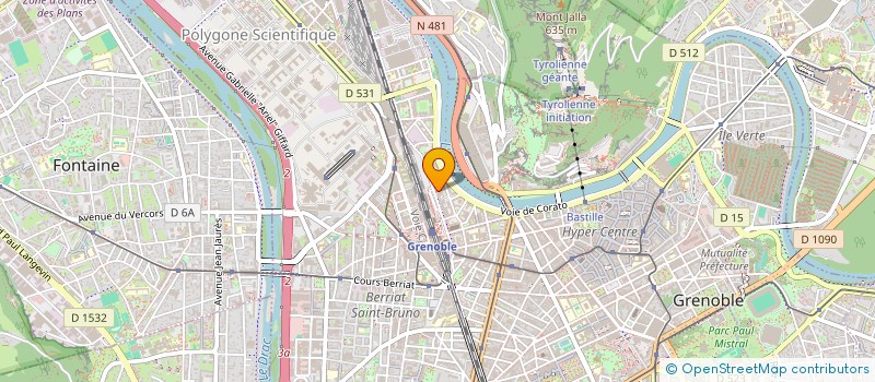 localisation de l'entreprise MONSIEUR ALESSIO ALBERTI  GRENOBLE