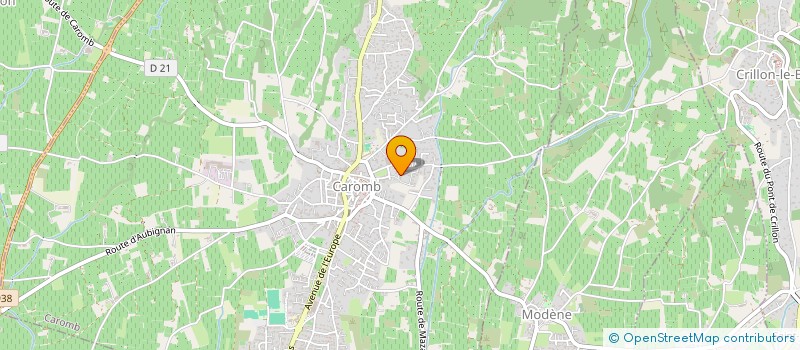 localisation de l'entreprise MONSIEUR ALESSIO APOLLO  CAROMB