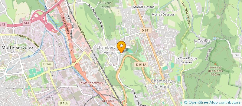 localisation de l'entreprise MONSIEUR ALESSIO INGALA  DRUMETTAZ-CLARAFOND