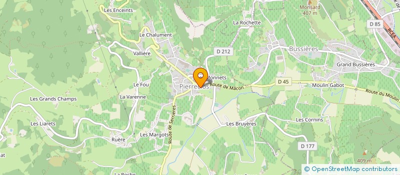 localisation de l'entreprise MONSIEUR ALESSIO PARADISI  PIERRECLOS