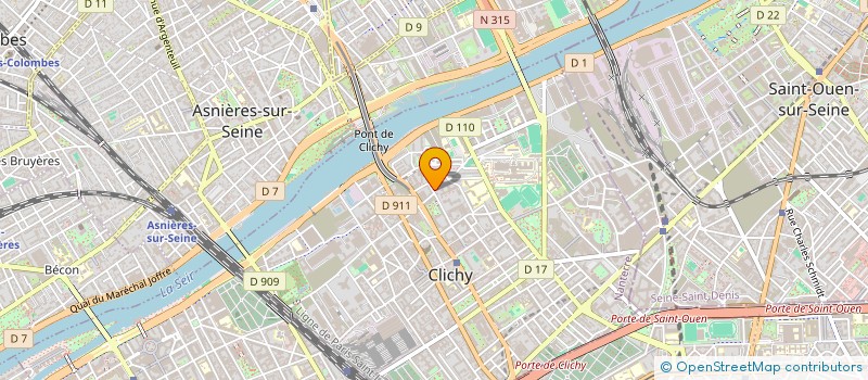 localisation de l'entreprise MONSIEUR ALESSIO RUGGIO à CLICHY