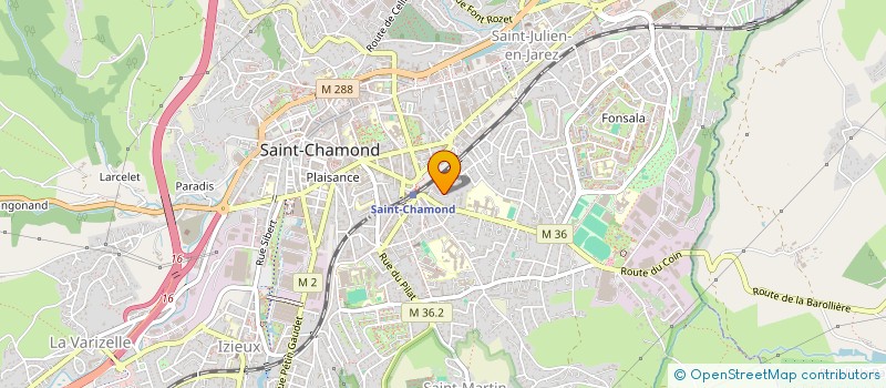 localisation de l'entreprise MONSIEUR ALEX ABOUGIT  SAINT-CHAMOND