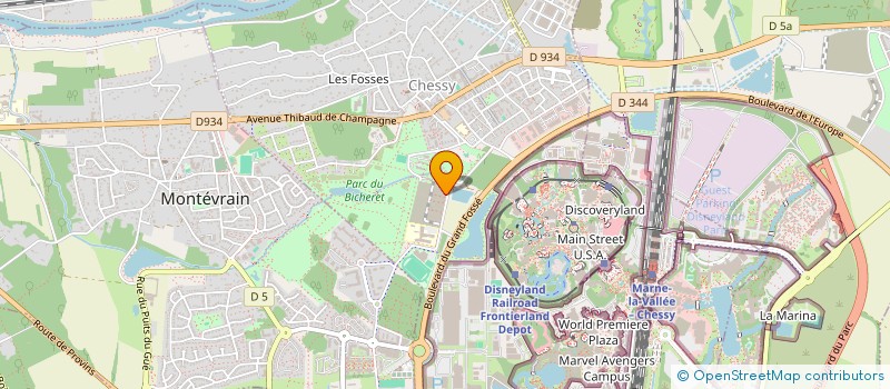 localisation de l'entreprise MONSIEUR ALEX ADOTEVI AKUE  CHESSY