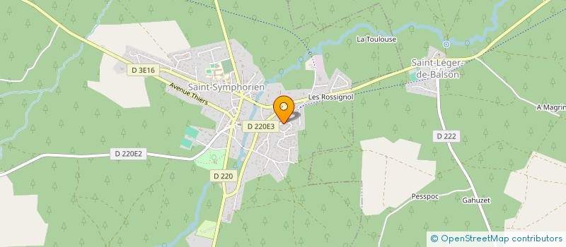 localisation de l'entreprise MONSIEUR ALEX AGUADO  SAINT-SYMPHORIEN