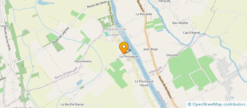 localisation de l'entreprise MONSIEUR ALEX AJAMI  ALBEFEUILLE-LAGARDE