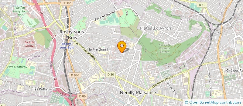 localisation de l'entreprise MONSIEUR ALEX ALLAL à NEUILLY-PLAISANCE