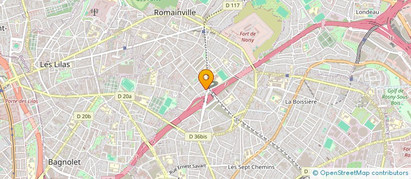 localisation de l'entreprise MONSIEUR ALEX ALVES à ROMAINVILLE