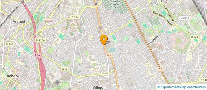 localisation de l'entreprise MONSIEUR ALEX ANTOINE à VILLEJUIF