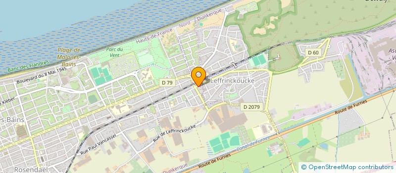 localisation de l'entreprise MONSIEUR ALEX ARRACHE  DUNKERQUE