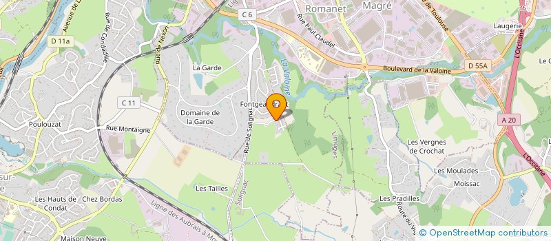 localisation de l'entreprise MONSIEUR ALEX ASANTE à LIMOGES