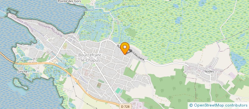 localisation de l'entreprise MONSIEUR ALEX AUGEREAU  BOURCEFRANC-LE-CHAPUS