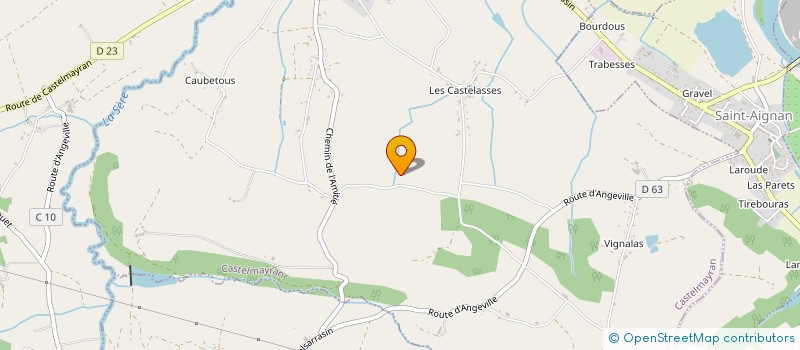 localisation de l'entreprise MONSIEUR ALEX AVENSAC  SAINT-NICOLAS-DE-LA-GRAVE