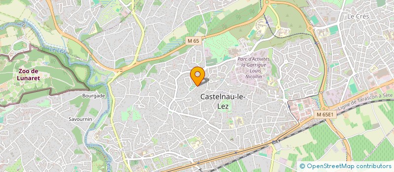 localisation de l'entreprise MONSIEUR ALEX AZAUBERT  CASTELNAU-LE-LEZ