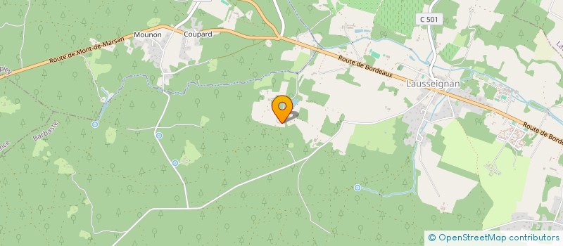 localisation de l'entreprise MONSIEUR ALEX BARBON  BARBASTE