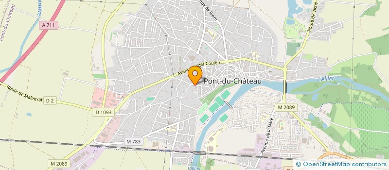 localisation de l'entreprise MONSIEUR ALEX BASSINET  PONT-DU-CHATEAU