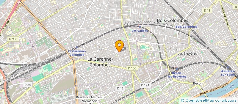 localisation de l'entreprise MONSIEUR ALEX BEAUCHE à LA GARENNE-COLOMBES