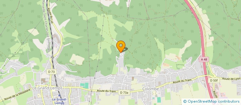 localisation de l'entreprise MONSIEUR ALEX BELIN  COLOMBE