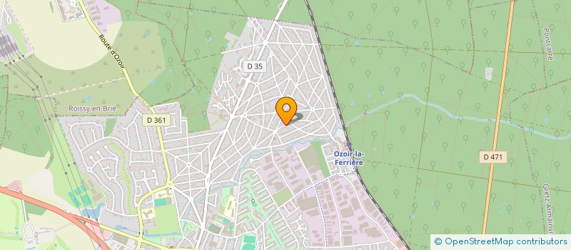 localisation de l'entreprise MONSIEUR ALEX BELLAVANCE  OZOIR-LA-FERRIERE