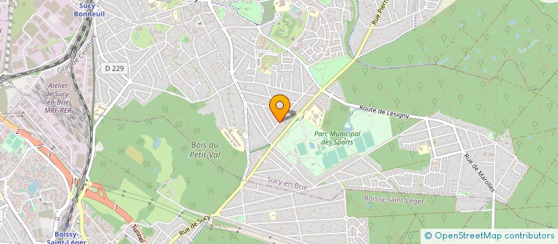 localisation de l'entreprise MONSIEUR ALEX BERGER  SUCY-EN-BRIE