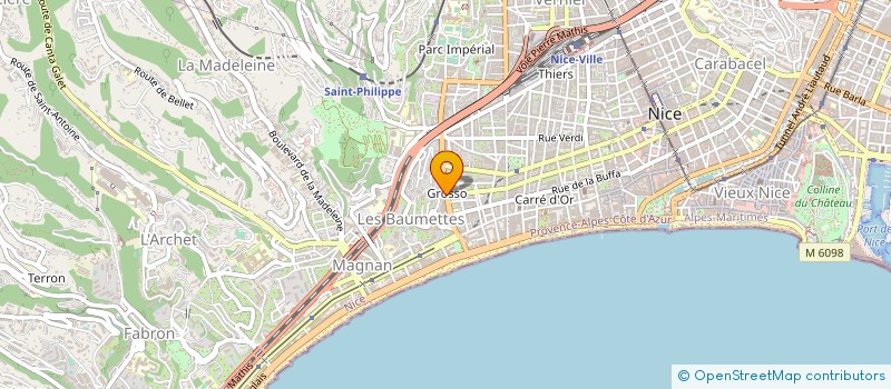 localisation de l'entreprise MONSIEUR ALEX BIANCHI à NICE