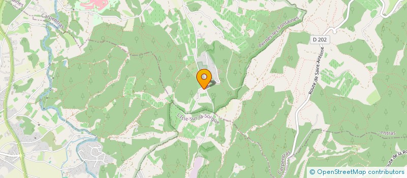 localisation de l'entreprise MONSIEUR ALEX BLANC  PERNES-LES-FONTAINES