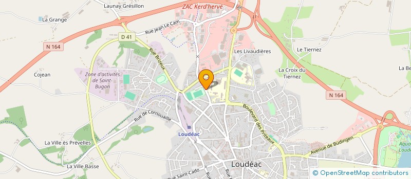 localisation de l'entreprise MONSIEUR ALEX BLOW à LOUDEAC