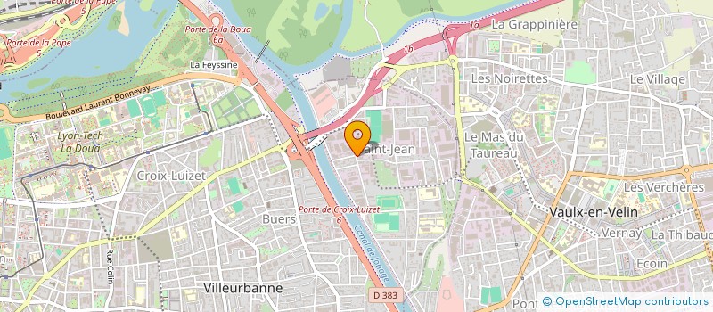 localisation de l'entreprise MONSIEUR ALEX BONNEL à VILLEURBANNE