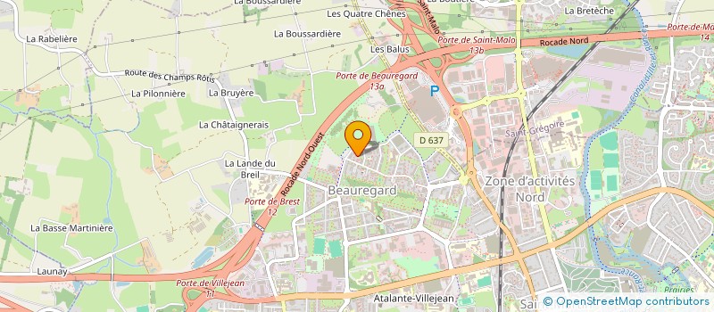 localisation de l'entreprise MONSIEUR ALEX BORDINI  RENNES