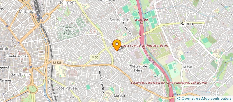 localisation de l'entreprise MONSIEUR ALEX BOUIBA  TOULOUSE