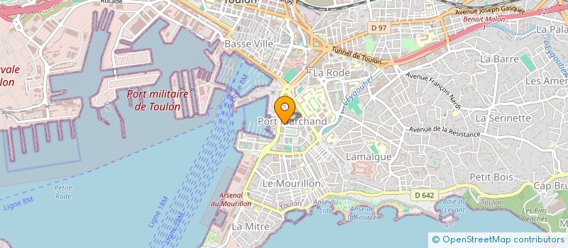 localisation de l'entreprise MONSIEUR ALEX BOUMEZAAR  TOULON