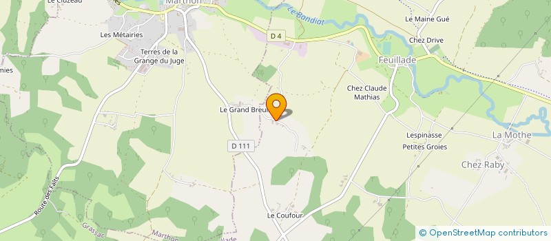 localisation de l'entreprise MONSIEUR ALEX BOURBON  MARTHON